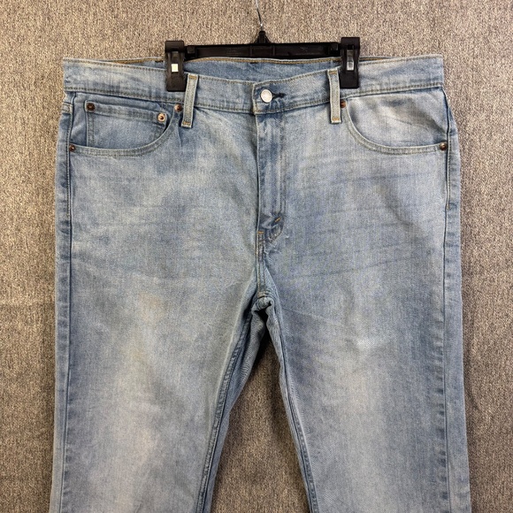 Levi's 527 Slim Bootcut Stretch Fit Jeans Light Wash Blue Men's Size 38x32 READ - Picture 2 of 8